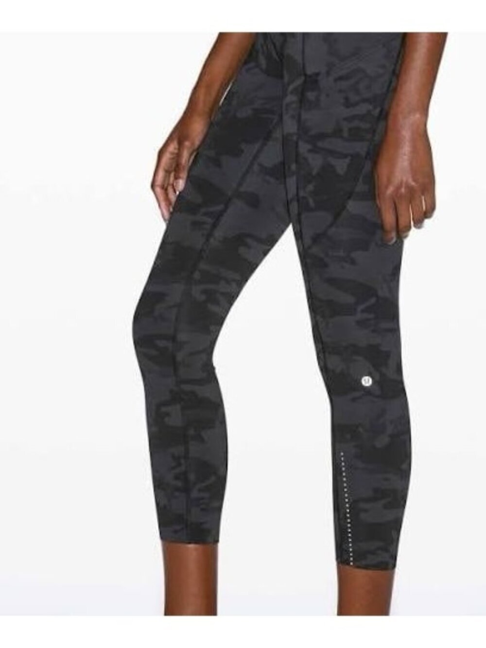 Lululemon Fast and Free Tight II 25" Nulux Incognito Camo Multi Grey Size 6